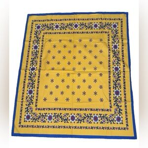 Kolf Austrian Floral Tablecloth EUC 42.5X36 , Matching 4 Napkins and (1)Doily